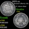 1875-cc Seated Liberty Dime 10c Grades vf++