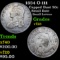 1834 O-111 Capped Bust Half Dollar 50c Grades vf+