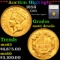 ***Auction Highlight*** 1856 Three Dollar Gold 3 Graded ms63 details By SEGS (fc)
