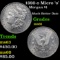 1880-o Micro 'o' Morgan Dollar $1 Grades BU+