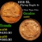 1858 SL Flying Eagle Cent 1c Grades Choice AU