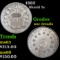 1883 Shield Nickel 5c Grades Unc Details