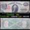 1917 $1 Large Size Legal Tender, Signatures of Burke & Teehee, FR36 Grades f, fine