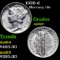 1920-d Mercury Dime 10c Grades Select+ Unc