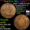 ***Auction Highlight*** 1801 1/000 S-223 Draped Bust Large Cent 1c Graded AU, Almost Unc By USCG (fc