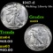 1947-d Walking Liberty Half Dollar 50c Grades Choice Unc