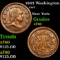 1863 Washington Civil War Token 1c Grades xf