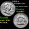1952-s Franklin Half Dollar 50c Grades Select Unc FBL