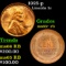 1925-p Lincoln Cent 1c Grades Gem+ Unc RB