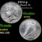 1924-p Peace Dollar $1 Grades Choice Unc