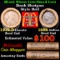 Mixed small cents 1c orig shotgun roll, 1916-d Wheat Cent, 1892 Indian cent other end, McDonalds Wra