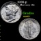 1938-p Mercury Dime 10c Grades Select+ Unc