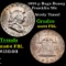 1955-p Bugs Bunny Franklin Half Dollar 50c Grades Choice Unc FBL