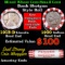 Mixed small cents 1c orig shotgun roll, 1913-d Wheat Cent, 1900 Indian cent other end, Seal Strong W