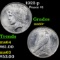 1922-p Peace Dollar $1 Grades Select+ Unc