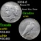 1934-d Peace Dollar $1 Grades xf+
