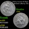 1853-p Arrows & Rays Seated Liberty Quarter 25c Grades xf+