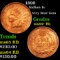 1899 Indian Cent 1c Grades Choice+ Unc RB