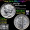 ***Auction Highlight*** 1921-p Mercury Dime 10c Graded Select Unc FSB By USCG (fc)
