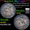 ***Auction Highlight*** 1873-p Arrows Briggs 3-B Seated Liberty Quarter 25c Graded GEM Unc By USCG (