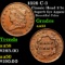 1828 C-3 Classic Head half cent 1/2c Grades Choice AU