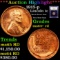 ***Auction Highlight*** 1915-p Lincoln Cent 1c Graded Choice+ Unc RD By USCG (fc)