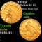 1911-p Gold Indian Quarter Eagle $2 1/2 Grades Choice AU/BU Slider