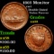 1863 Monitor Civil War Token 1c Grades Choice AU/BU Slider