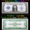 ***Auction Highlight*** 1923 $1 large size Blue Seal Silver Certificate, Signatures of Woods & White