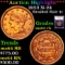 ***Auction Highlight*** 1853 N-24 Braided Hair Large Cent 1c Graded Choice Unc RB By USCG (fc)