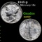 1945-p Mercury Dime 10c Grades Select+ Unc