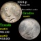 1924-p Peace Dollar $1 Grades Select+ Unc