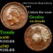 1864 Princess Head Liberty Civil War Token 1c Grades AU Details