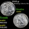 1942-p Walking Liberty Half Dollar 50c Grades Select+ Unc