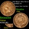 1862 Major Mint Error Indian Cent 1c Grades vf++