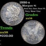 1886-s Morgan Dollar $1 Grades Choice AU/BU Slider