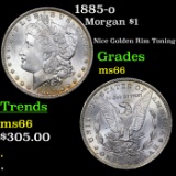 1885-o Morgan Dollar $1 Grades GEM+ Unc