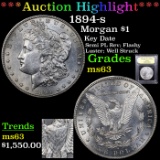 ***Auction Highlight*** 1894-s Morgan Dollar $1 Graded Select Unc By USCG (fc)