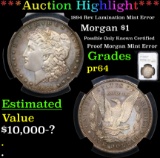 Proof ***Auction Highlight*** NGC 1894 Rev Lamination Mint Error Morgan $1 Graded pr64 By NGC (fc)