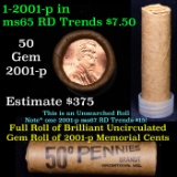 Shotgun Lincoln 1c roll, 2001-p 50 pcs Brandt Wrapper