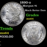 1890-o Morgan Dollar $1 Grades Choice Unc