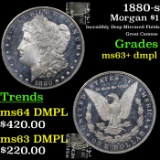 1880-s Morgan Dollar $1 Grades Select Unc+ DMPL