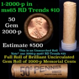 Shotgun Lincoln 1c roll, 2000-p 50 pcs Brandt Wrapper