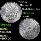 1890-s Morgan Dollar $1 Grades Select Unc