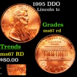 1995 DDO Lincoln Cent 1c Grades GEM++ Unc RD