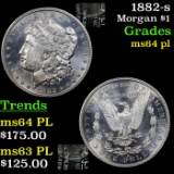 1882-s Morgan Dollar $1 Grades Choice Unc PL