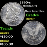 1890-s Morgan Dollar $1 Grades Select Unc