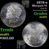 1878-s Morgan Dollar $1 Grades GEM Unc