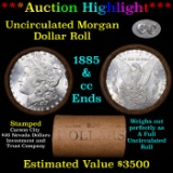 ***Auction Highlight*** 1885 & CC Uncirculated Morgan Dollar Shotgun Roll (fc)