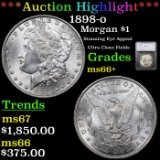***Auction Highlight*** 1898-o Morgan Dollar $1 Graded ms66+ By SEGS (fc)